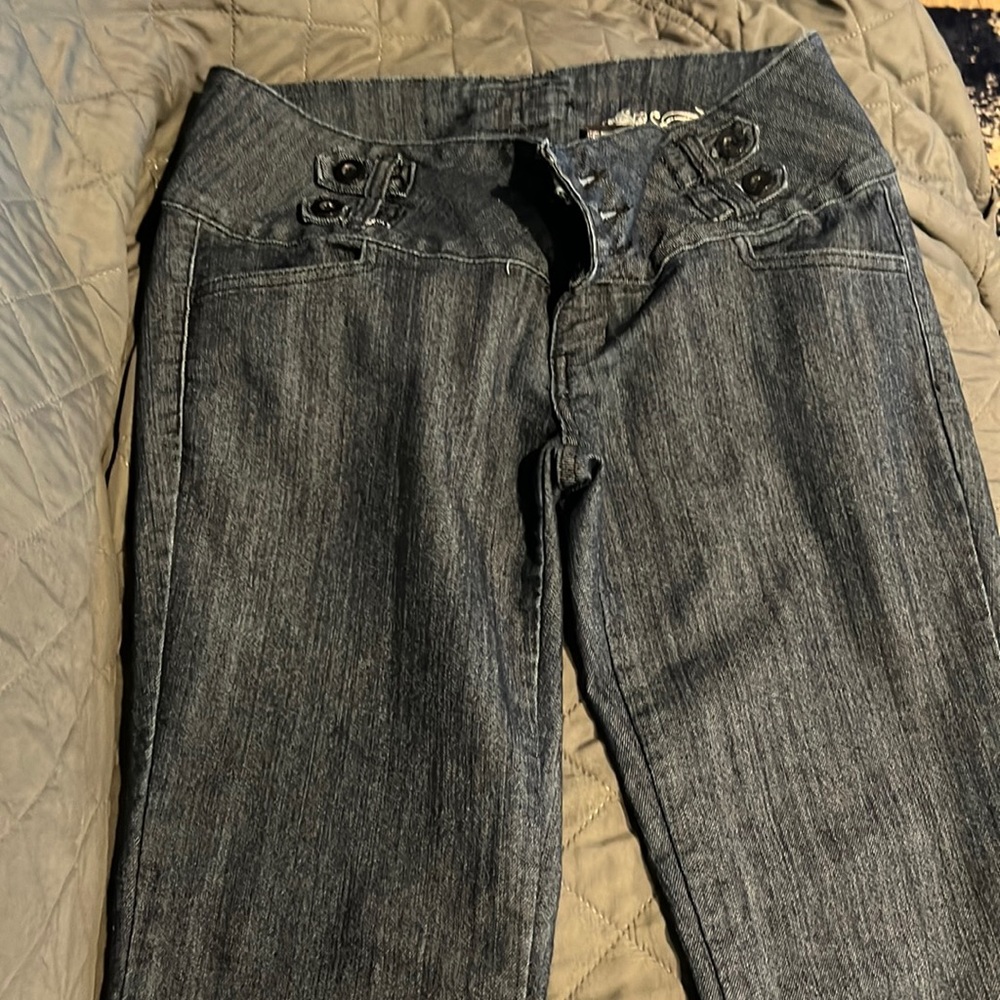 Women’s juniors pants size 13 dark blue.